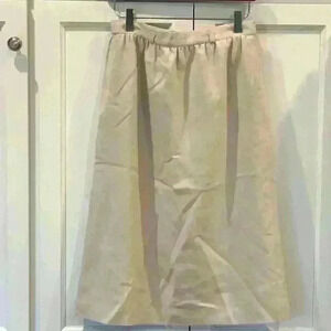 Vintage Weathervane Cream Wool Skirt 26 Waist XS UNION MADE
